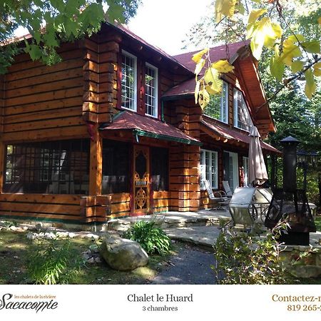 Вилла Chalets De La Riviere Sacacomie Сент-Алексис-де-Мон Экстерьер фото