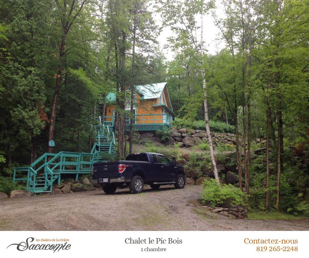 Вилла Chalets De La Riviere Sacacomie Сент-Алексис-де-Мон Экстерьер фото