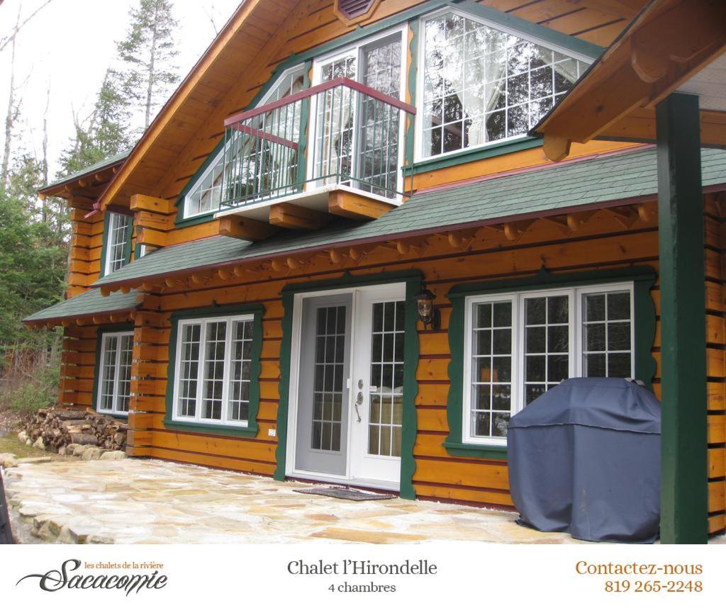 Вилла Chalets De La Riviere Sacacomie Сент-Алексис-де-Мон Экстерьер фото