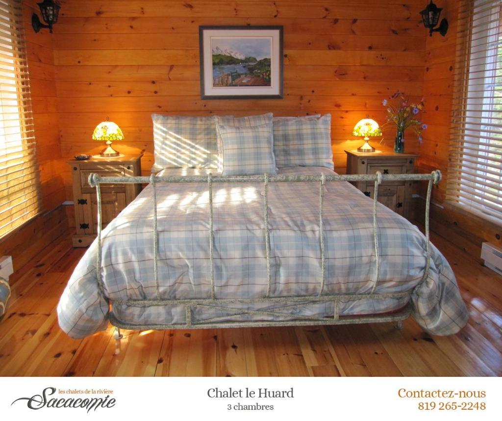 Вилла Chalets De La Riviere Sacacomie Сент-Алексис-де-Мон Экстерьер фото
