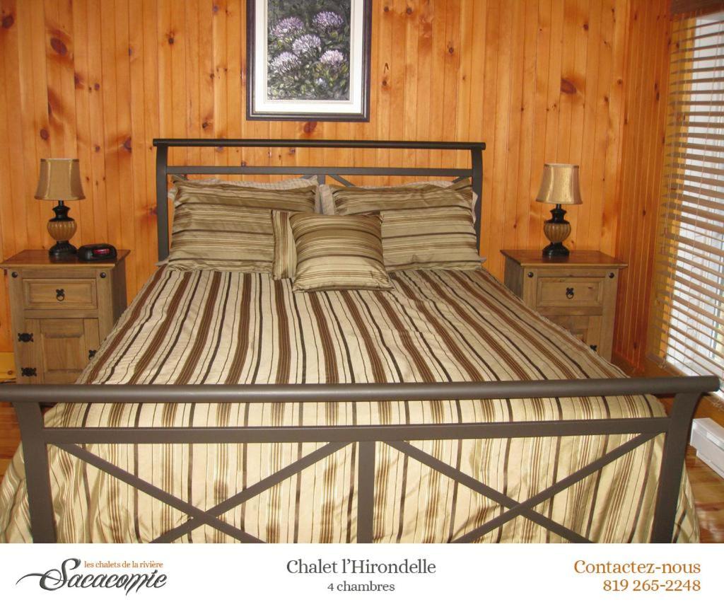 Вилла Chalets De La Riviere Sacacomie Сент-Алексис-де-Мон Экстерьер фото