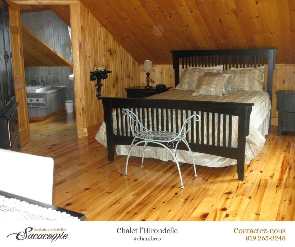 Вилла Chalets De La Riviere Sacacomie Сент-Алексис-де-Мон Экстерьер фото
