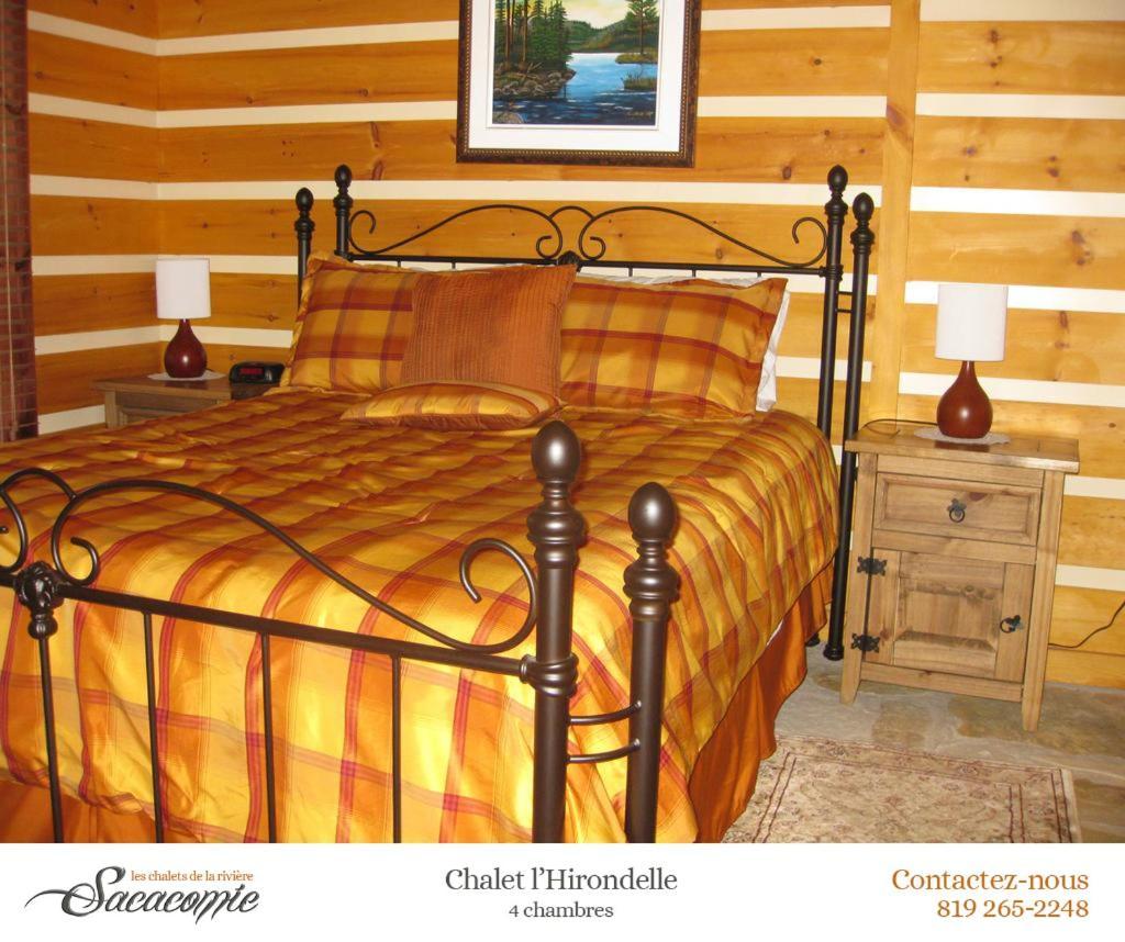 Вилла Chalets De La Riviere Sacacomie Сент-Алексис-де-Мон Экстерьер фото